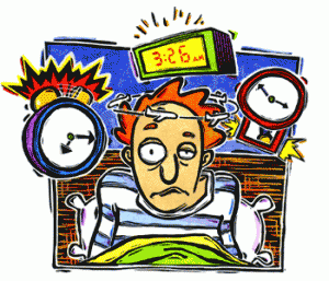 INability to adjust to timezones