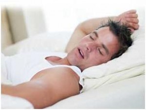 Signs of Deep Sleep – Man in deep peaceful sleep.