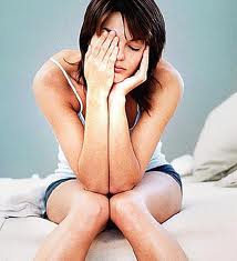 Girl suffering from Sleep Disorders Girl suffering from Sleep Disorders